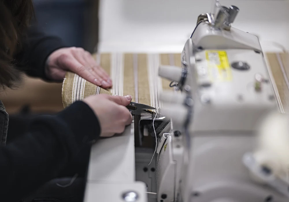 Hand Sewn Luxury Interior Furnishing Fabric Sample Making