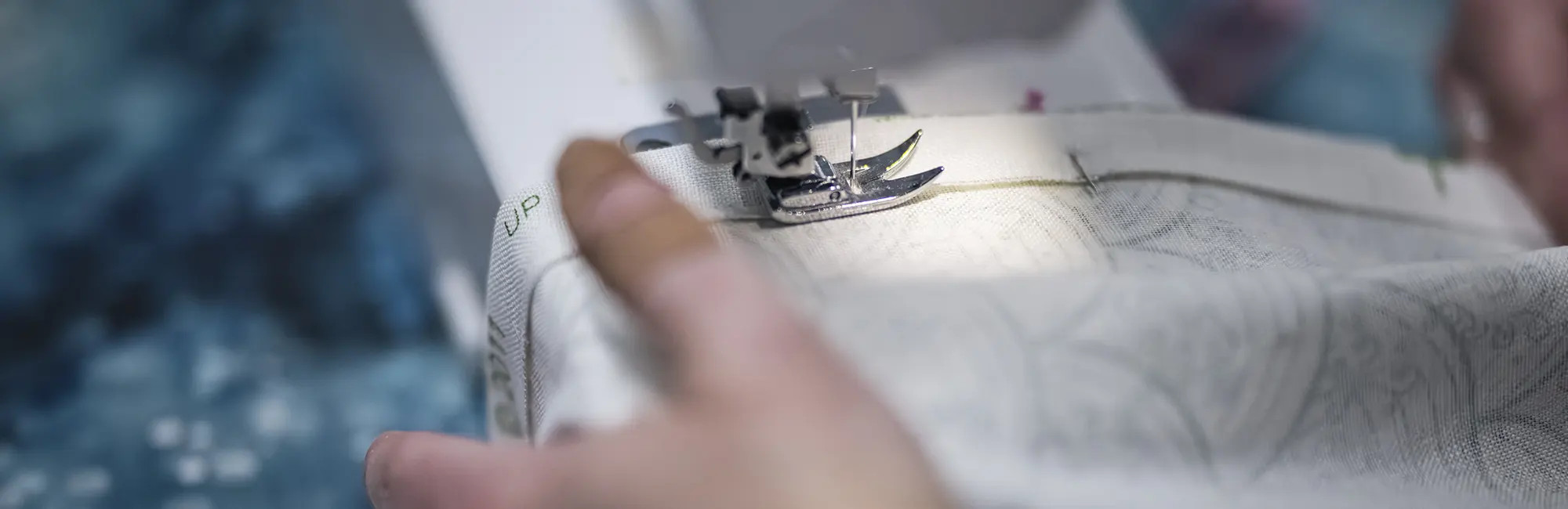 Sample Production of Hem for Fabric Drape for Interior Furnishing Showroom Display